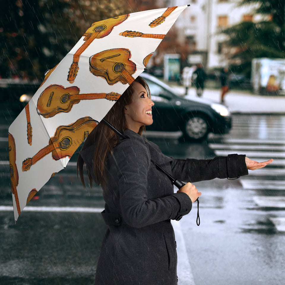 Paint Guitar Pattern Umbrella