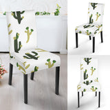Cute Cactus Pattern Dining Chair Slipcover