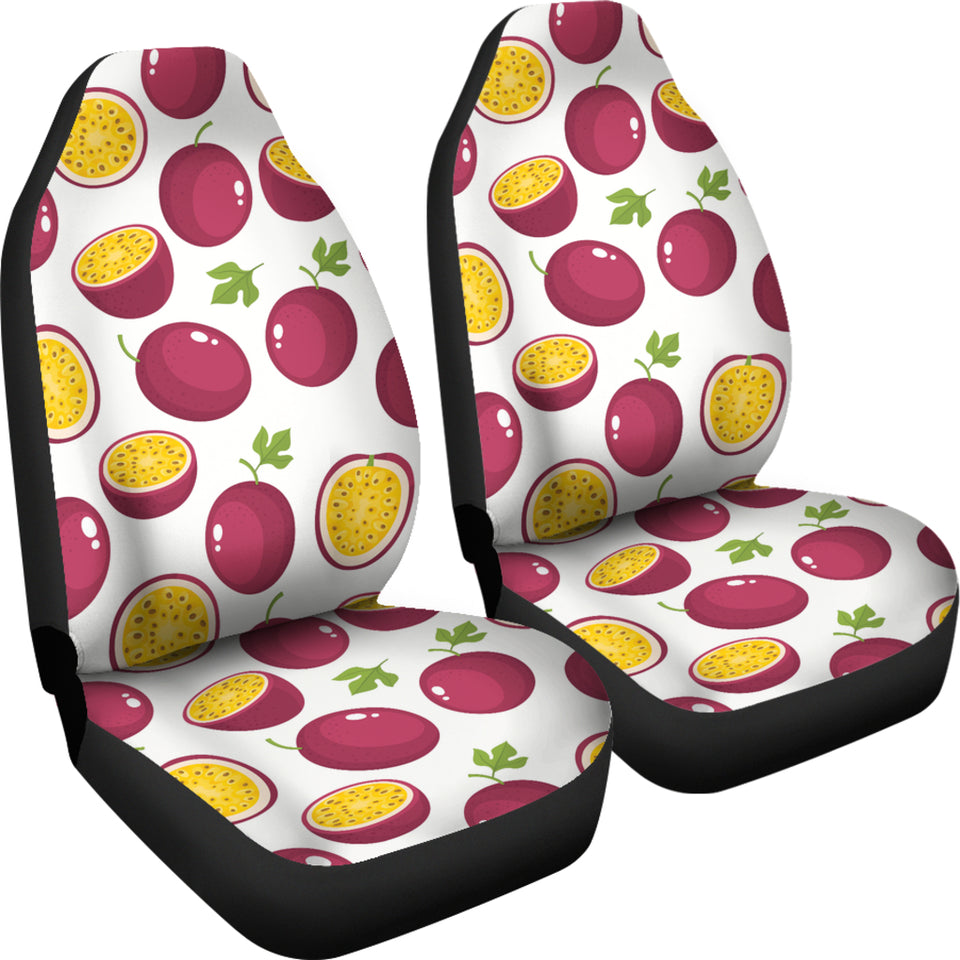 Passion Fruit Design Pattern  Universal Fit Car Seat Covers