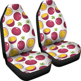 Passion Fruit Design Pattern  Universal Fit Car Seat Covers