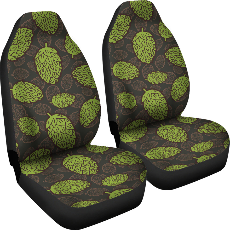 Hop Patter Black Background Universal Fit Car Seat Covers