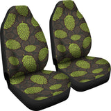 Hop Patter Black Background Universal Fit Car Seat Covers