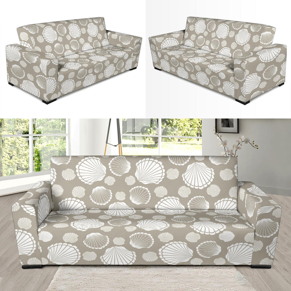 Scallop Shell Pattern Sofa Slipcover