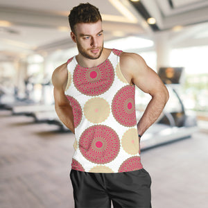 Circle indian pattern Men Tank Top