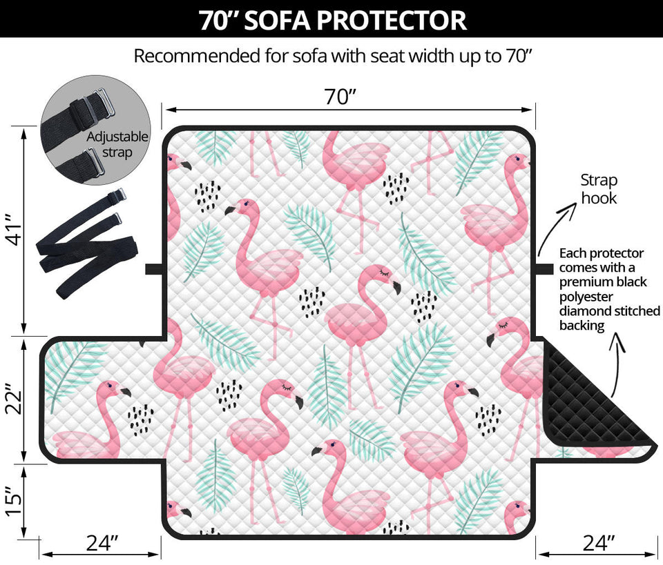 Cute flamingo pattern Sofa Cover Protector