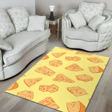 Cheese Design Pattern Area Rug