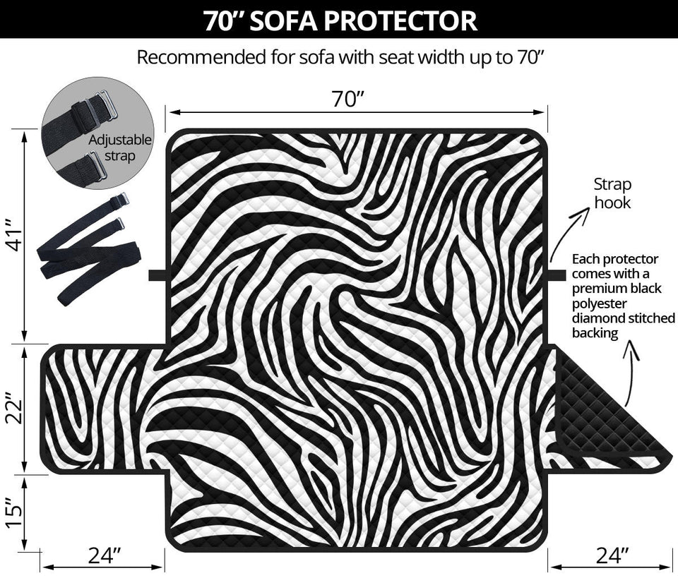 Zebra skin pattern Sofa Cover Protector