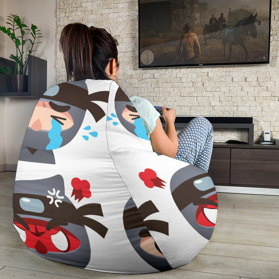 Cute Ninja Design Pattern Bean Bag Cover