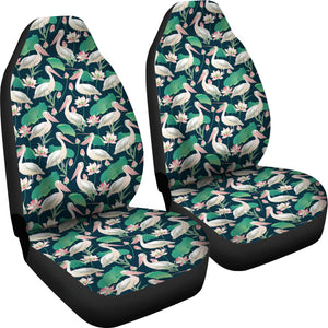 Pelican Pattern Print Design 03 Universal Fit Car Seat Covers