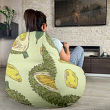 Durian Leaves Pattern Background Bean Bag Cover