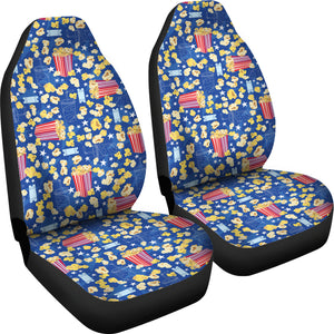 Popcorn Pattern Print Design 01 Universal Fit Car Seat Covers