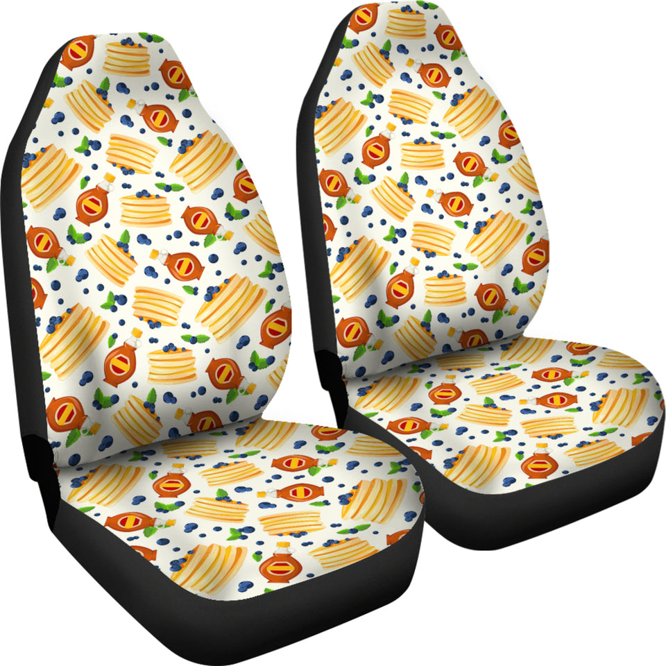 Pancake Pattern Print Design 02 Universal Fit Car Seat Covers