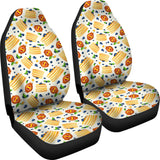 Pancake Pattern Print Design 02 Universal Fit Car Seat Covers