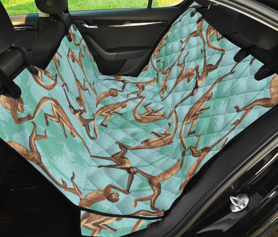 Monkey Palm Tree Background Dog Car Seat Covers