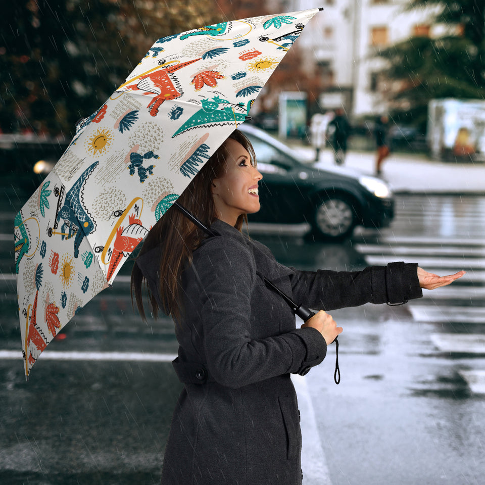 Cute Crocodile Pattern Umbrella