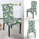 Pelican Pattern Print Design 04 Dining Chair Slipcover