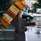 Egypt Hieroglyphics Pattern Print Design 01 Umbrella