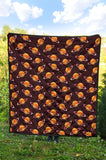 Hamburger Pattern Print Design 05 Premium Quilt