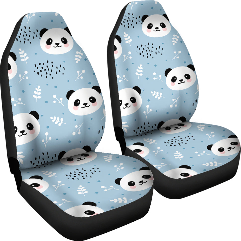 Cute Panda Pattern Universal Fit Car Seat Covers