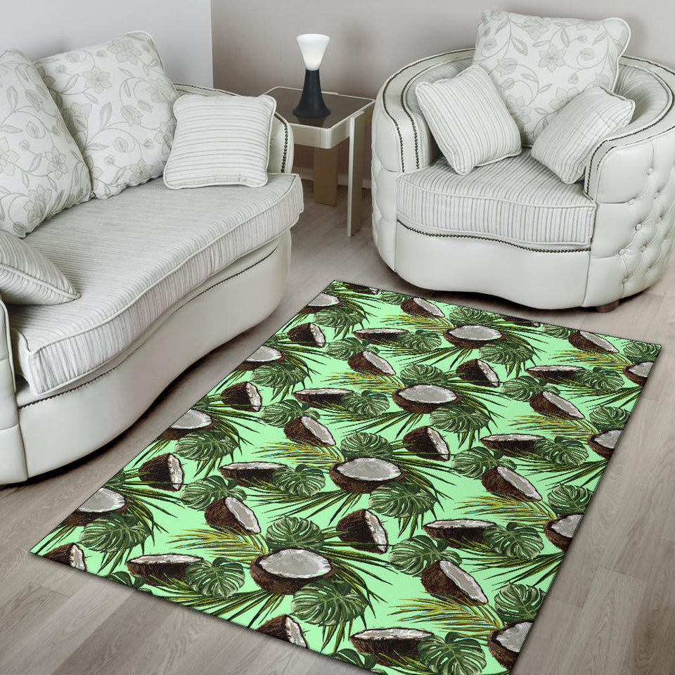 Coconut Pattern Print Design 02 Area Rug