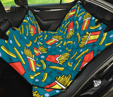 French Fries Red Paper Box Pattern Dog Car Seat Covers