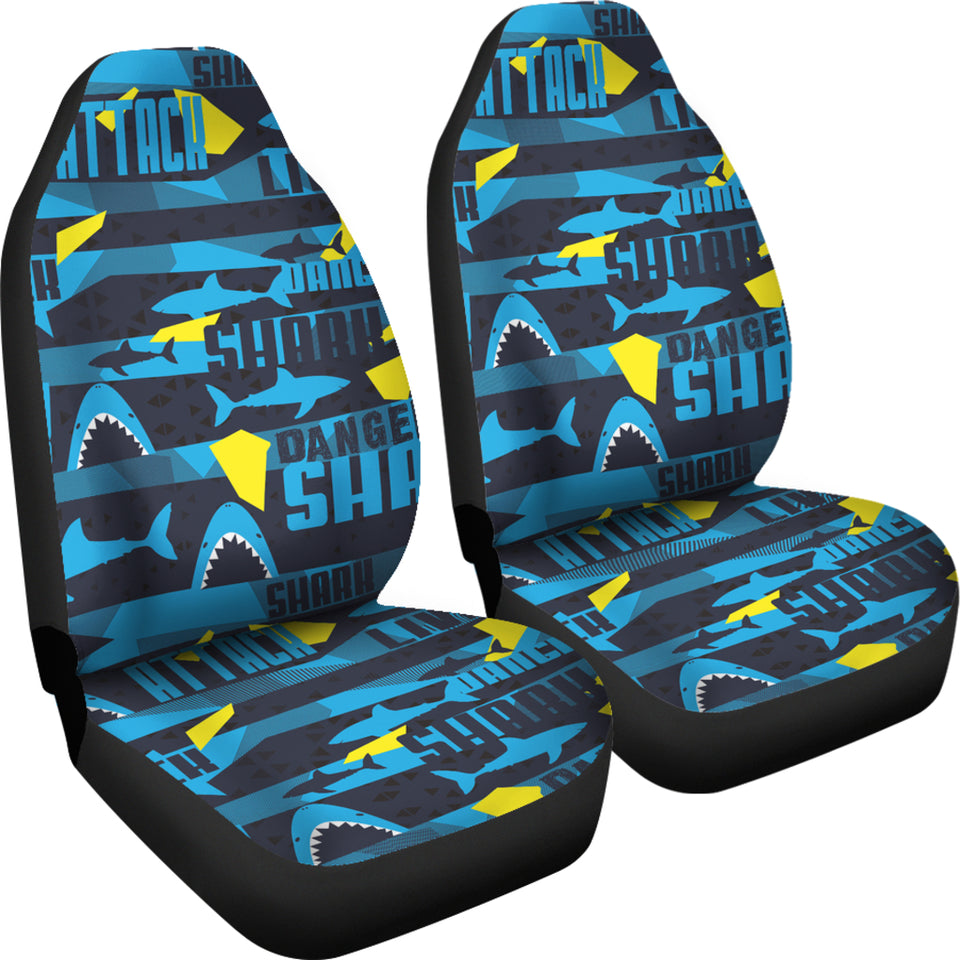 Shark Dangerous  Universal Fit Car Seat Covers