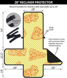 Cheese design pattern Recliner Cover Protector