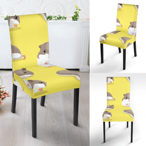 Cute Hamster Pattern Dining Chair Slipcover