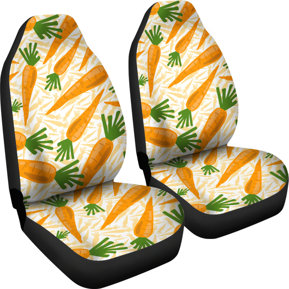 Carrot Pattern Print Design 01 Universal Fit Car Seat Covers