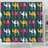 Camel Pattern Shower Curtain Fulfilled In US