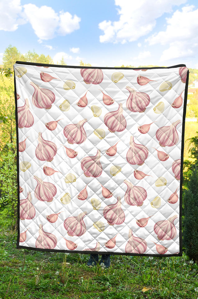 Garlic Pattern Premium Quilt