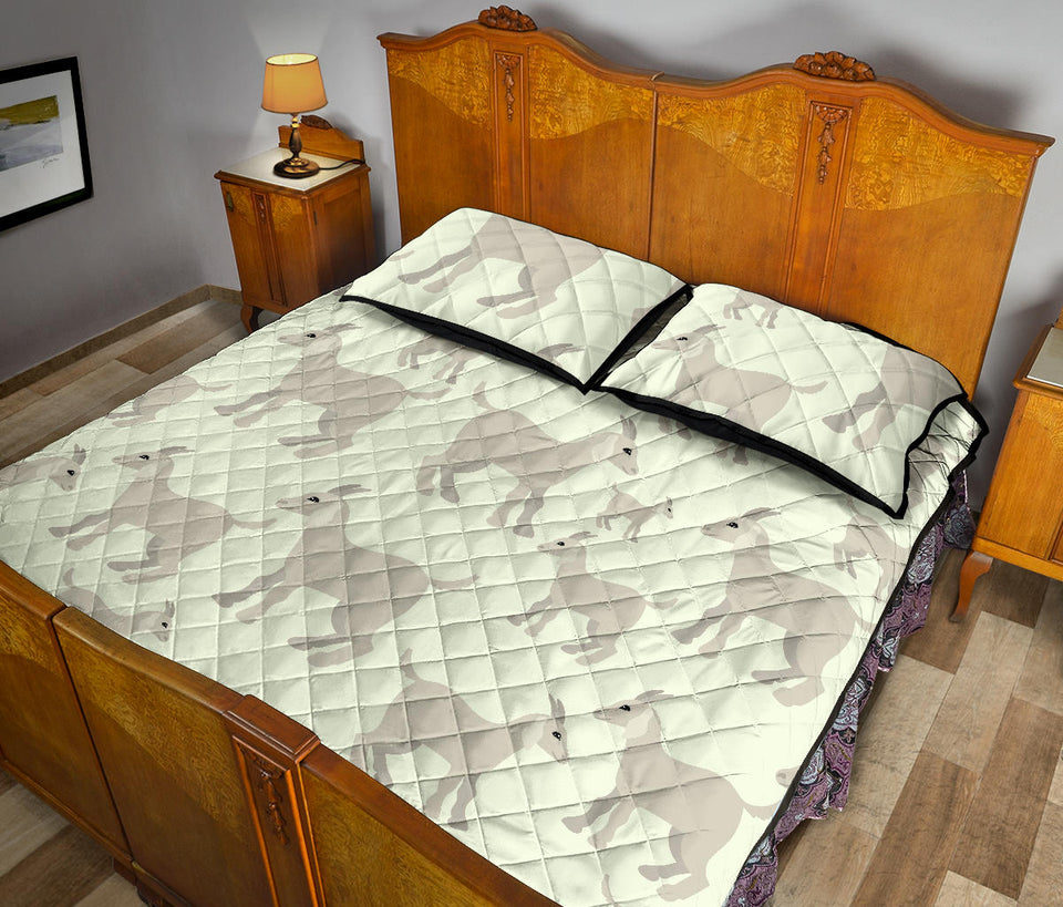 Little young goat pattern Quilt Bed Set