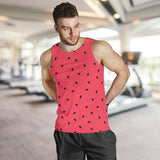 watermelon texture background Men Tank Top