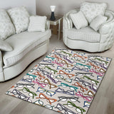 Sun Glasses Pattern Print Design 01 Area Rug