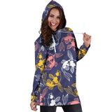 Koi Fish Carp Fish Pattern Women'S Hoodie Dress