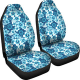 Hibiscus Pattern Print Design 03 Universal Fit Car Seat Covers