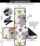 Cute koalas teapots tea Chair Cover Protector