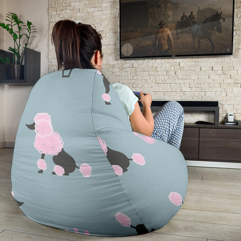 Poodle Dog Pattern Bean Bag Cover