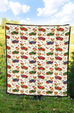 Corgi Christmas Pattern Premium Quilt