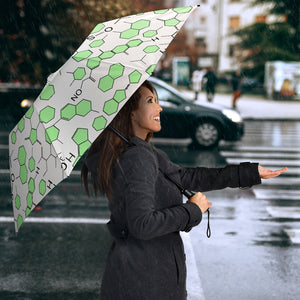 Chemistry Periodic Table Pattern Print Design 03 Umbrella
