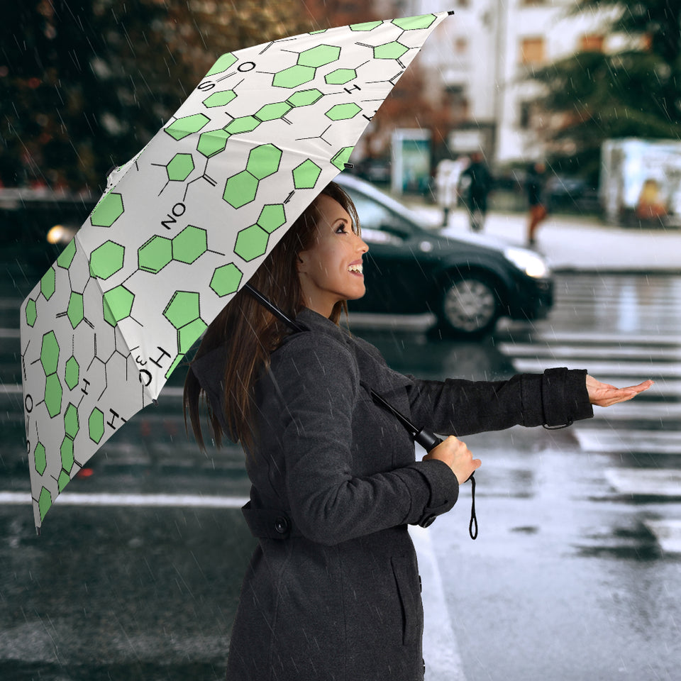 Chemistry Periodic Table Pattern Print Design 03 Umbrella