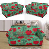 Tomato Design Pattern Loveseat Couch Slipcover