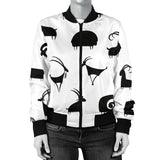 Goat Ram Pattern Women'S Bomber Jacket