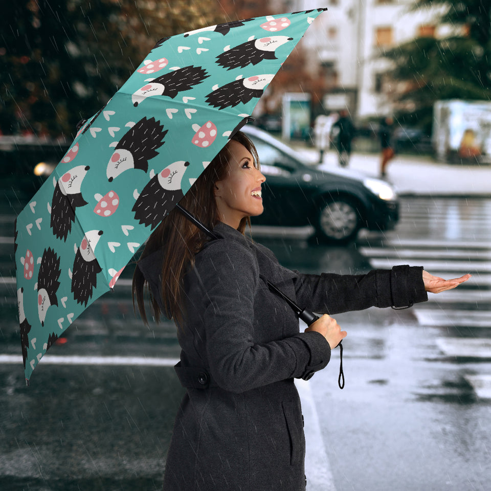Hedgehog Pattern Print Design 03 Umbrella