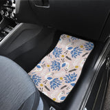 Cute Peacock Pattern Front And Back Car Mats