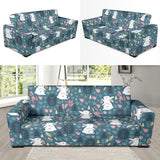 Cute Rabbit Pattern Sofa Slipcover