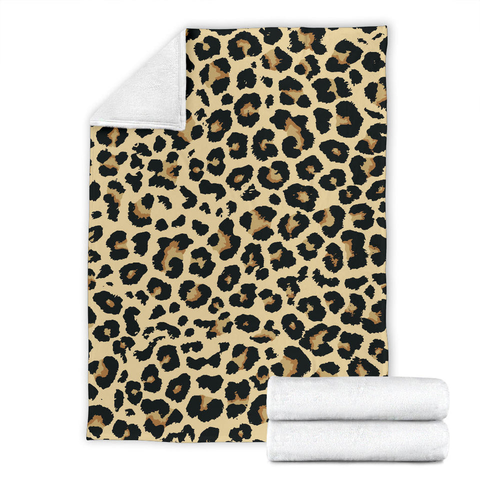 Leopard Print Design Pattern Premium Blanket