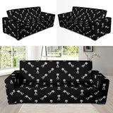 Engine Piston Black Theme Pattern Print Design 03 Sofa Slipcover