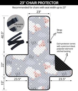 Sweet dreams sheep pattern Chair Cover Protector