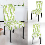 Green Peas Pattern Print Design 03 Dining Chair Slipcover